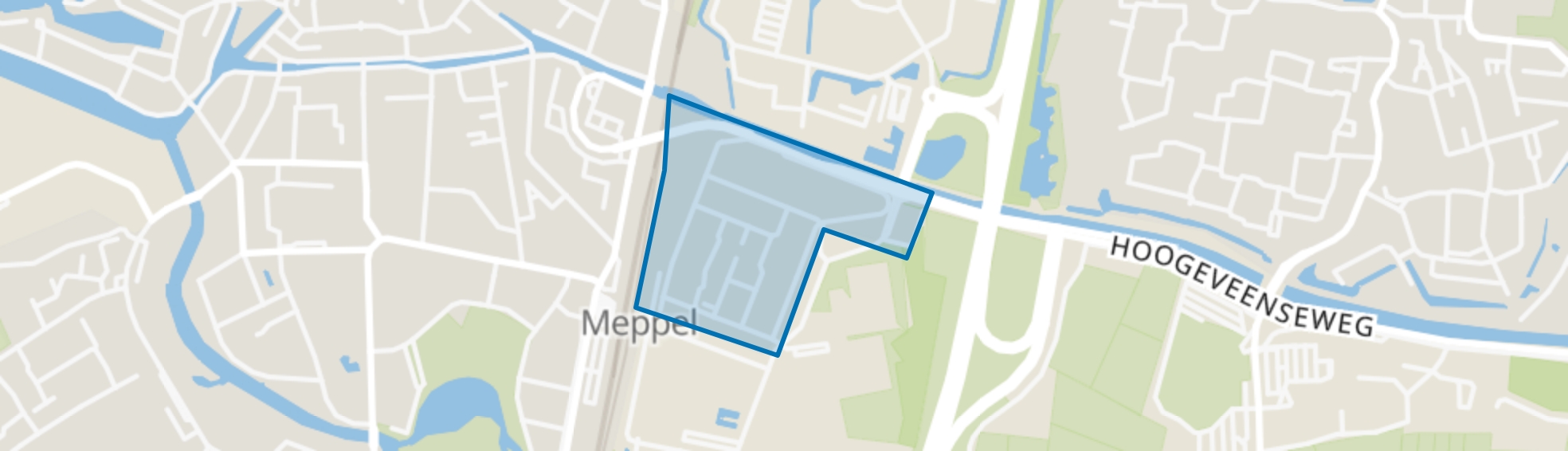 Bloemenbuurt, Meppel map