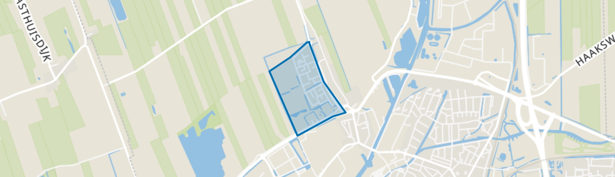 Drukkersbuurt, Meppel map