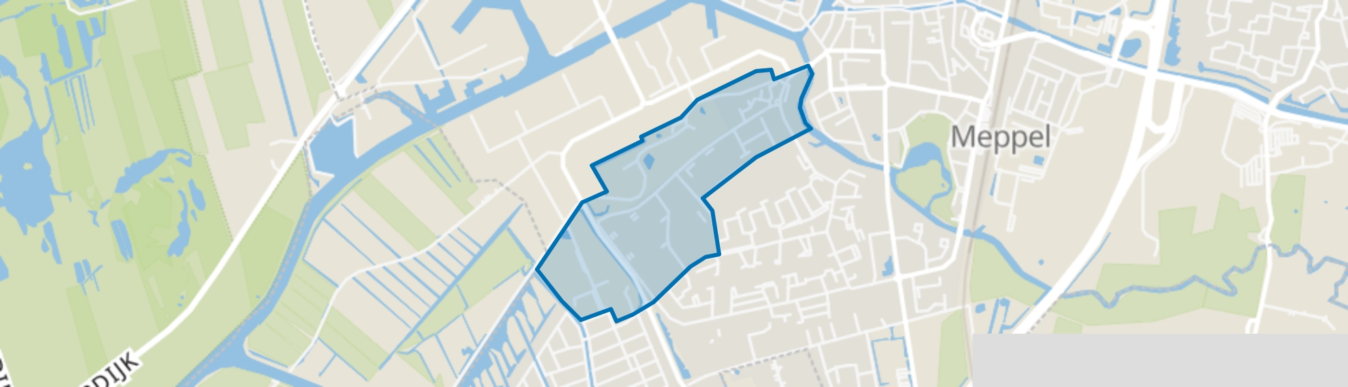 Hesselingen, Meppel map