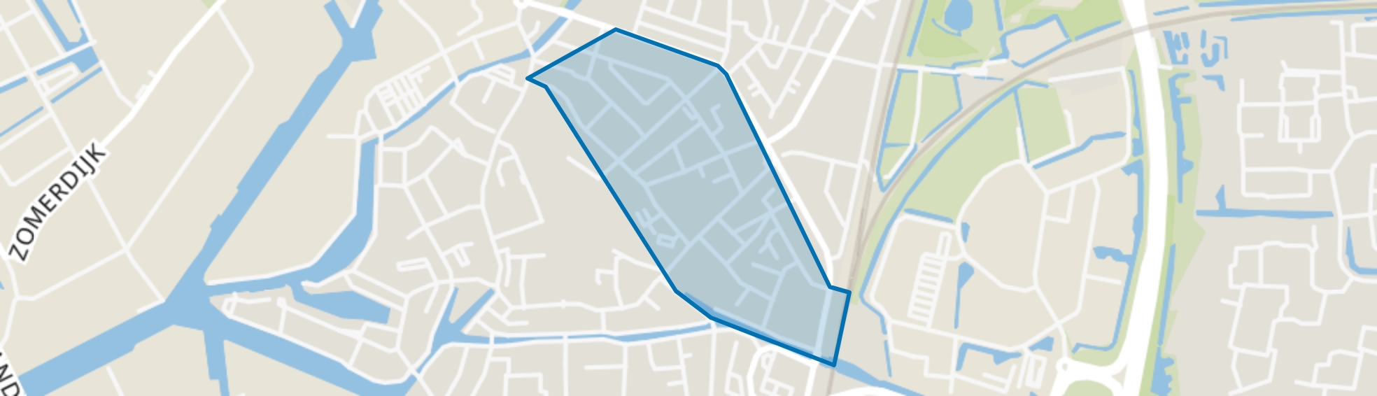 Indische buurt, Meppel map