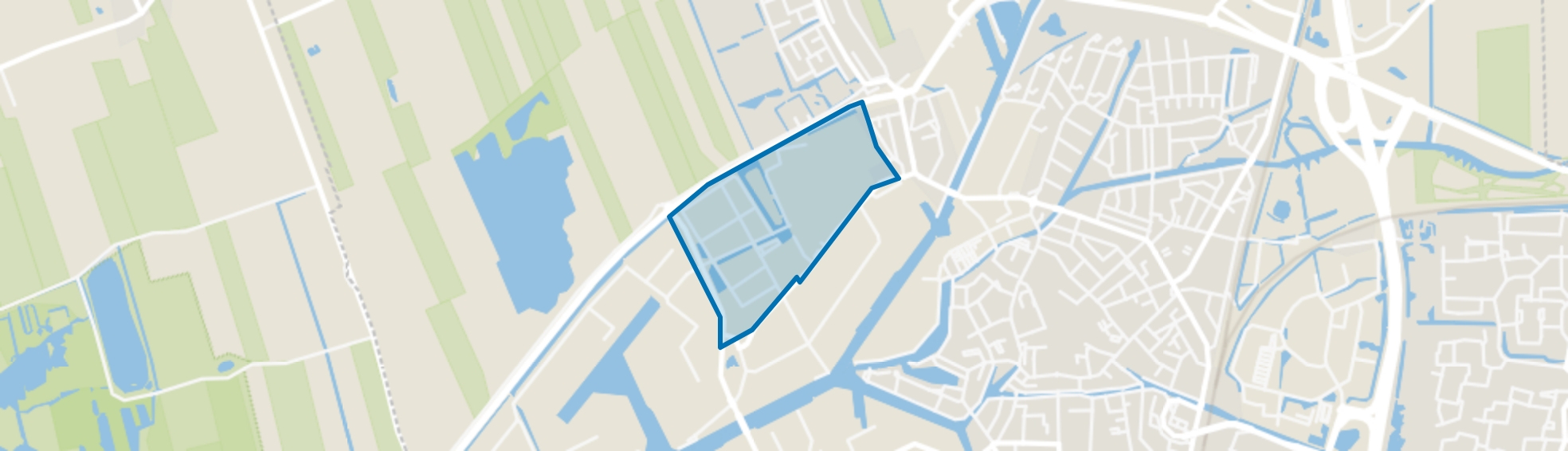 Industrie Oevers E, Meppel map