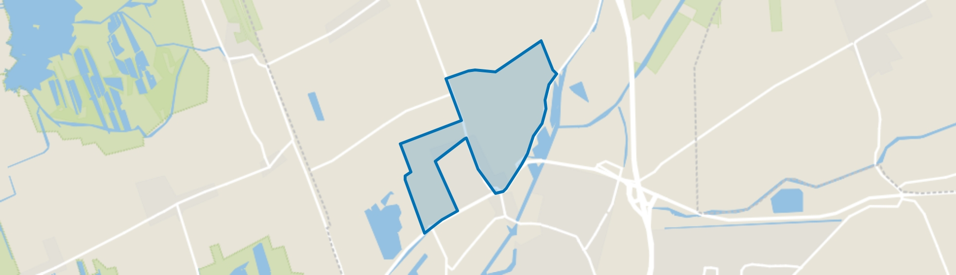 Nieuwveenselanden, Meppel map