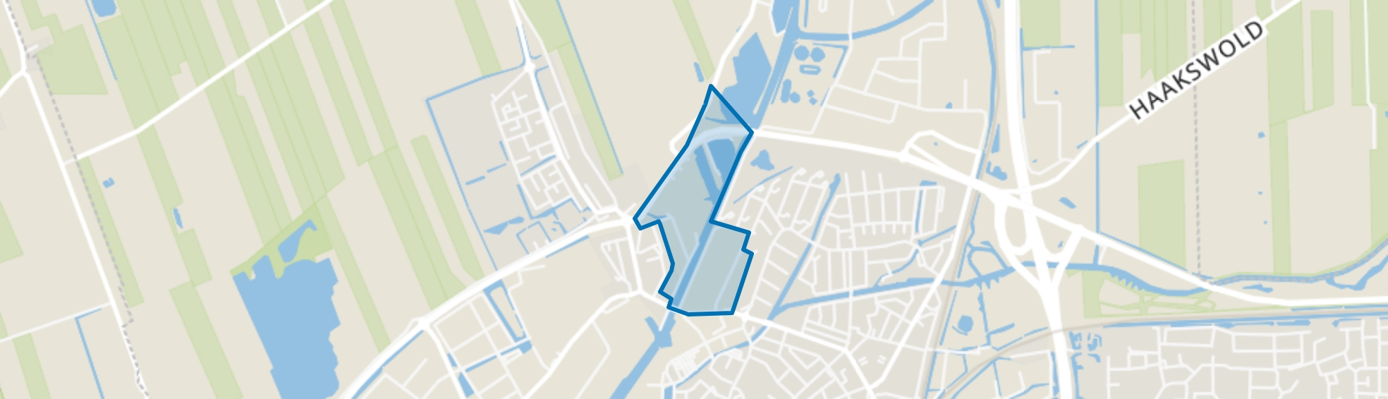 Oude Vaart, Meppel map