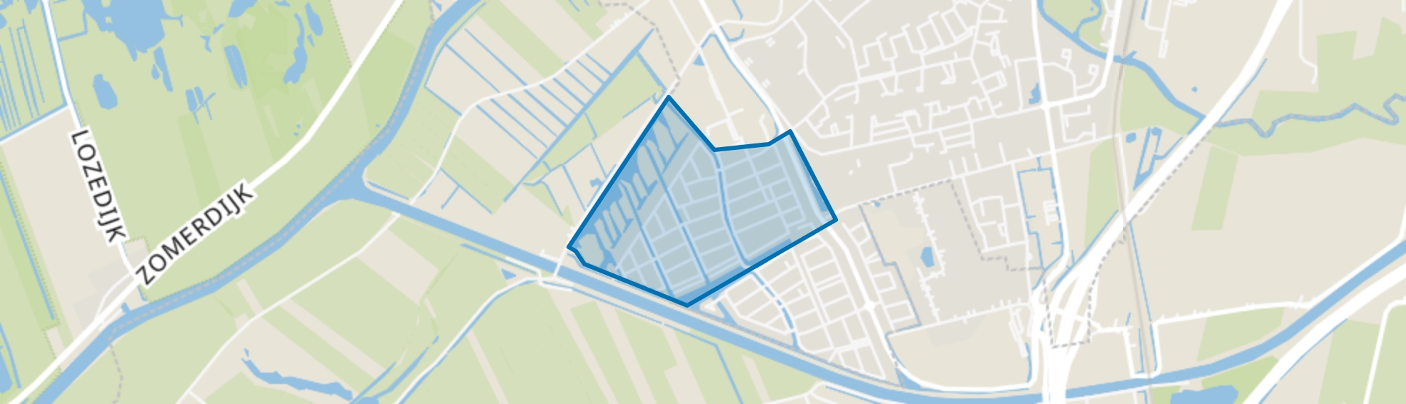 Plantenbuurt, Meppel map
