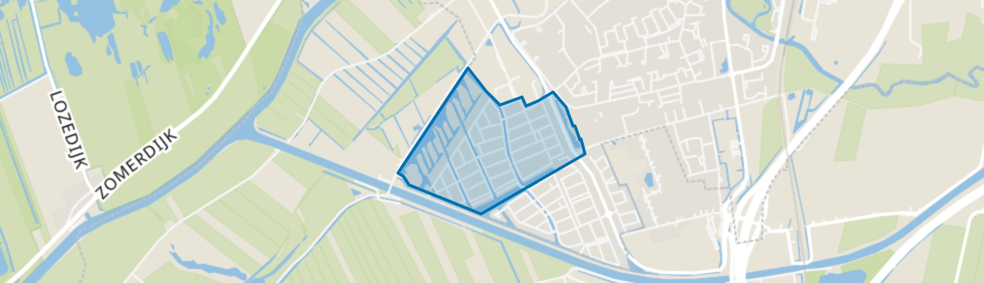 Plantenbuurt, Meppel map