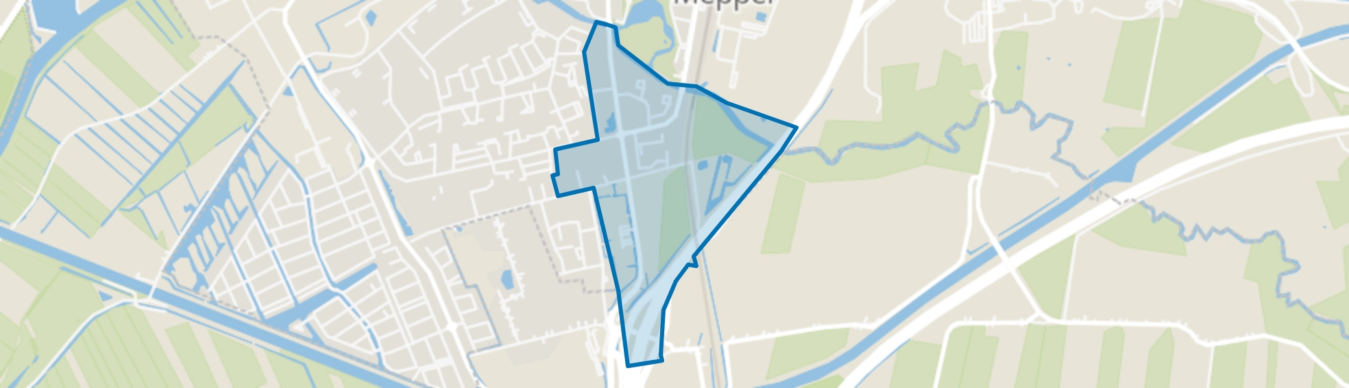 Reestlanden, Meppel map
