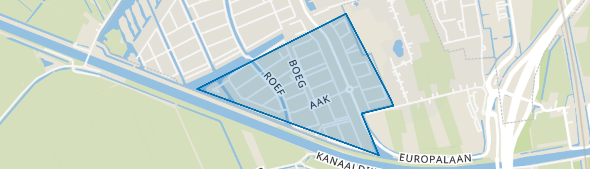 Scheepsbuurt, Meppel map