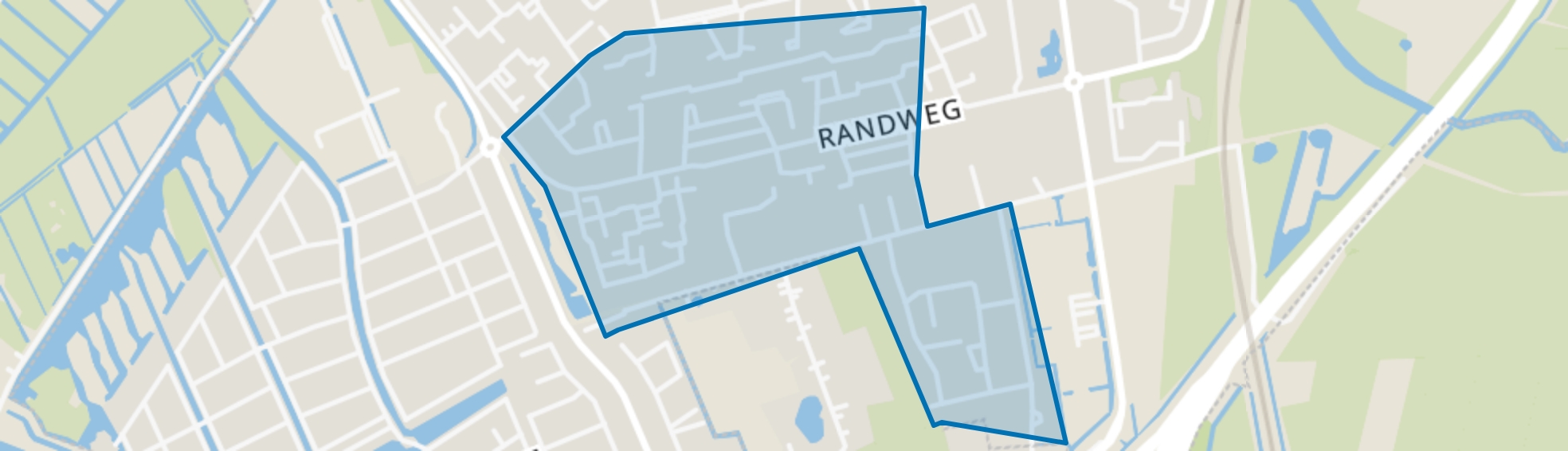 Schildersbuurt, Meppel map