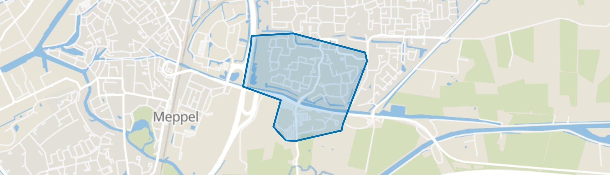 Verzetsbuurt, Meppel map