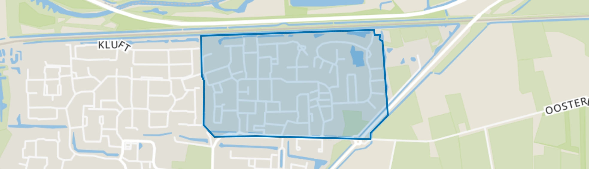 Vlinderbuurt, Meppel map