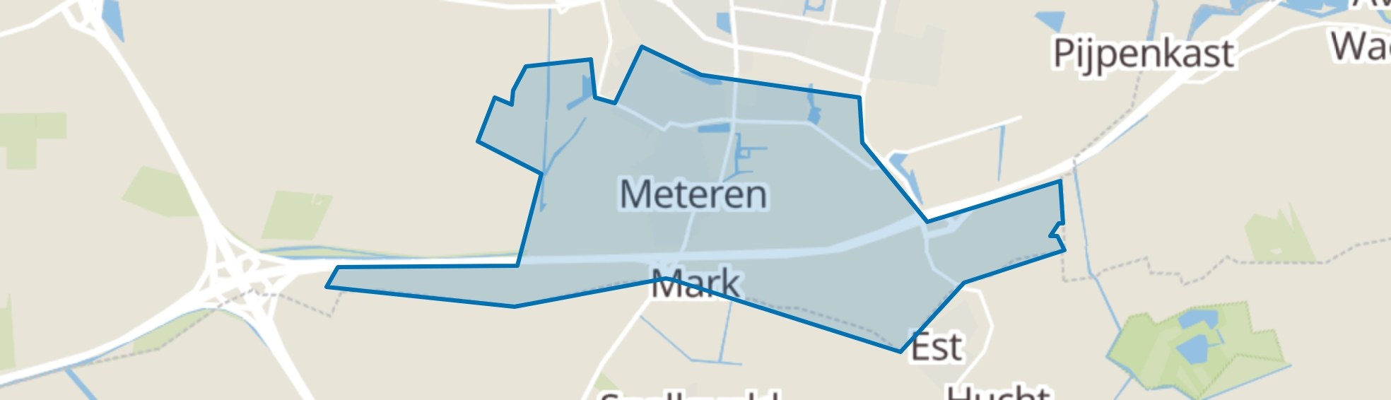 Meteren map