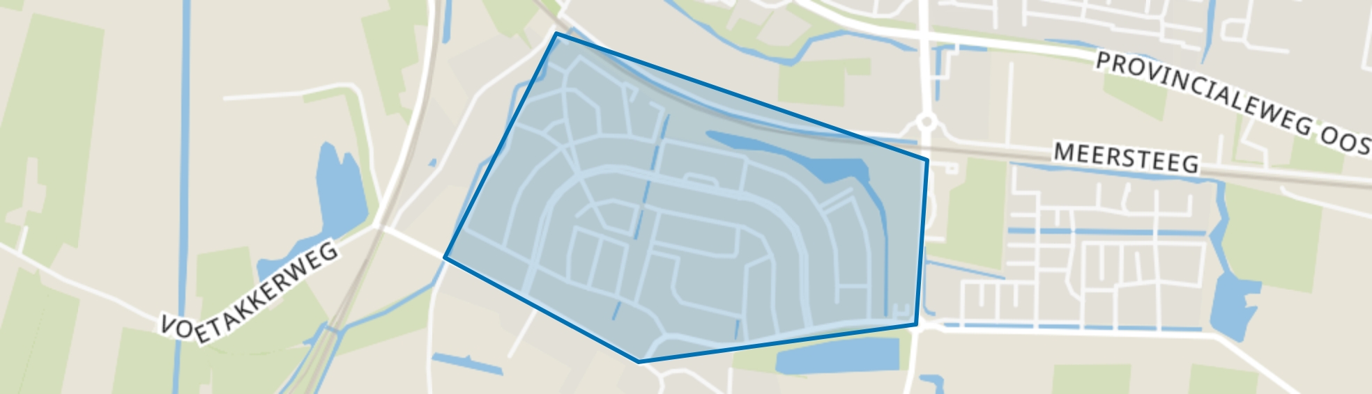 Meteren - Kalenberg, Meteren map