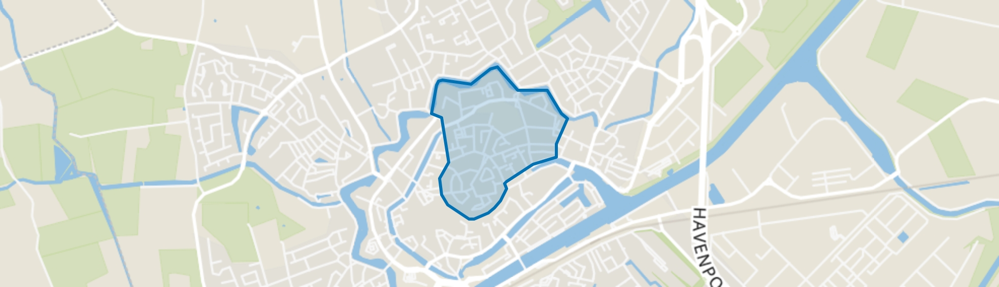 Abdij, Middelburg map