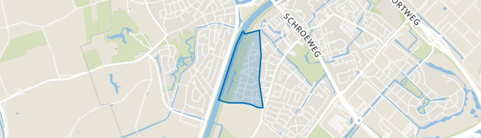 Erasmuswijk, Middelburg map