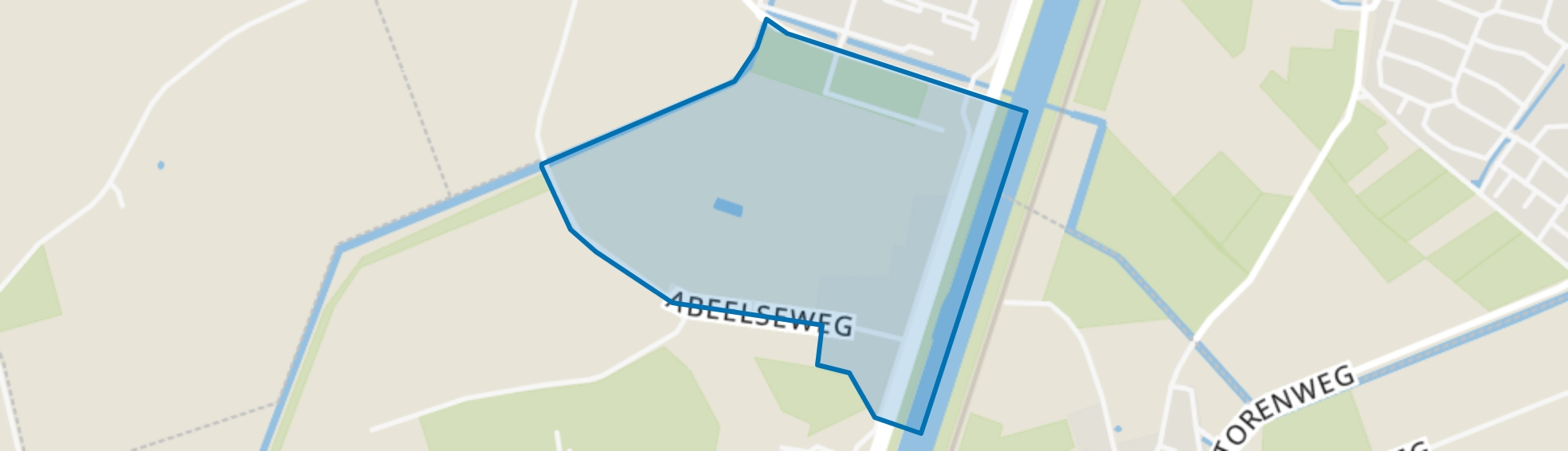 Nieuw Abeele, Middelburg map