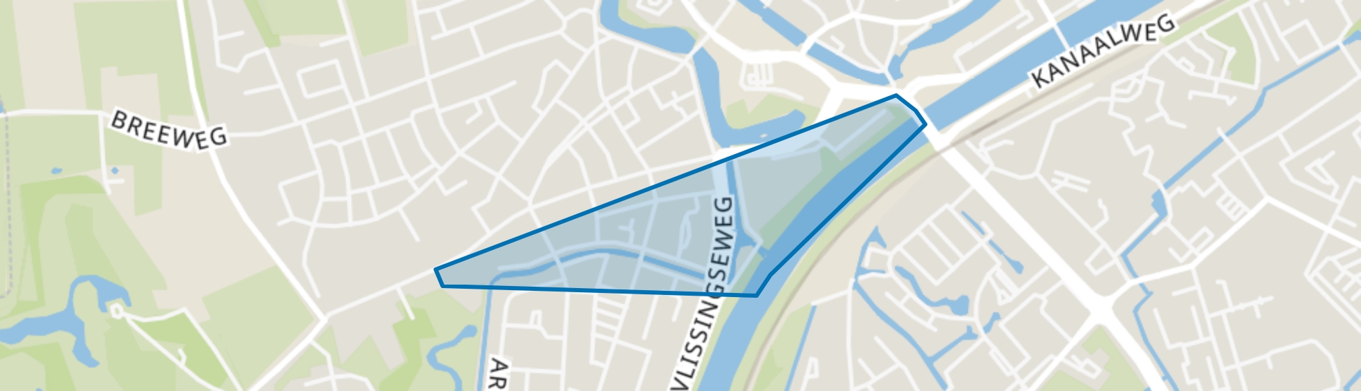 Poelendaele, Middelburg map