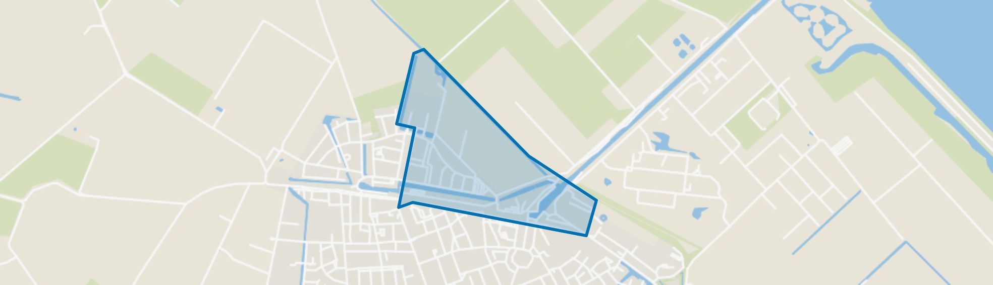 Middelharnis westplaat, Middelharnis map
