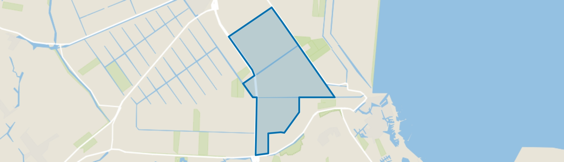 Bedrijventerrein Agriport, Middenmeer map