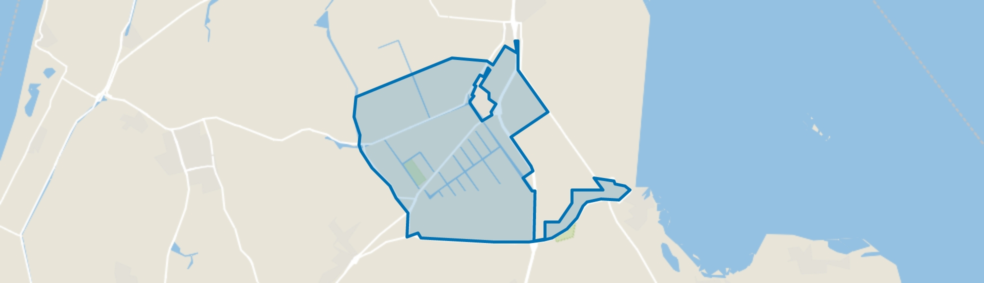 Buitengebied Middenmeer, Middenmeer map