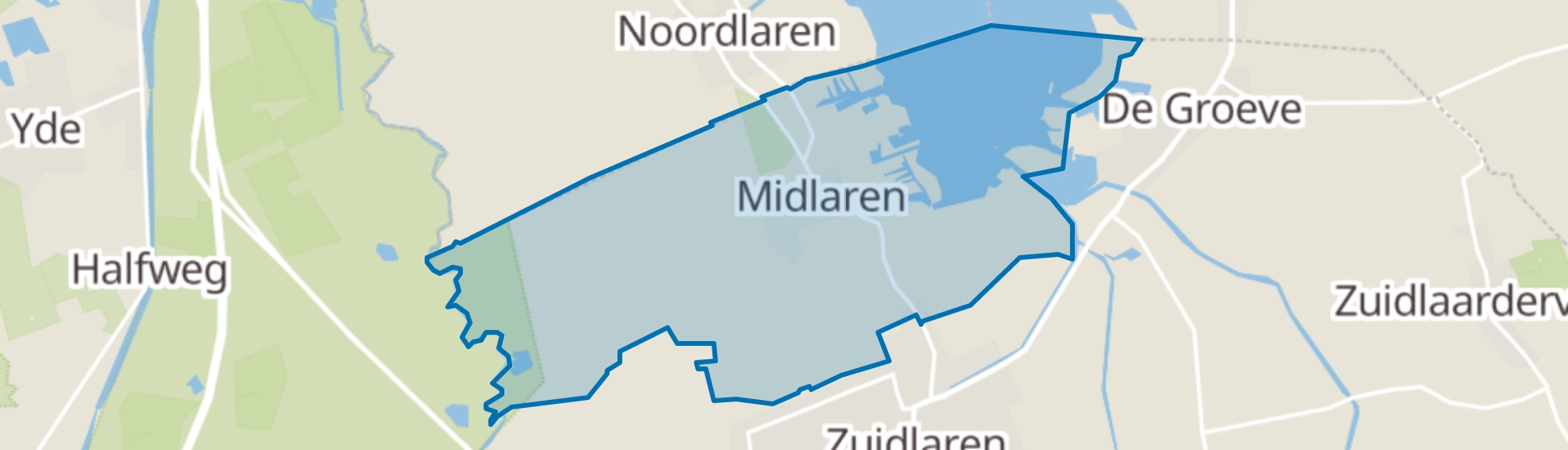 Midlaren map