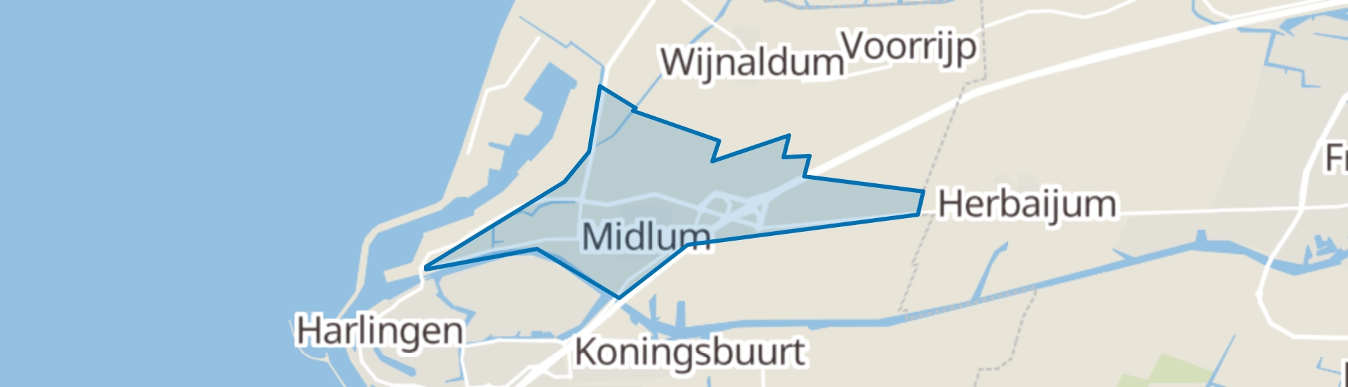 Midlum map