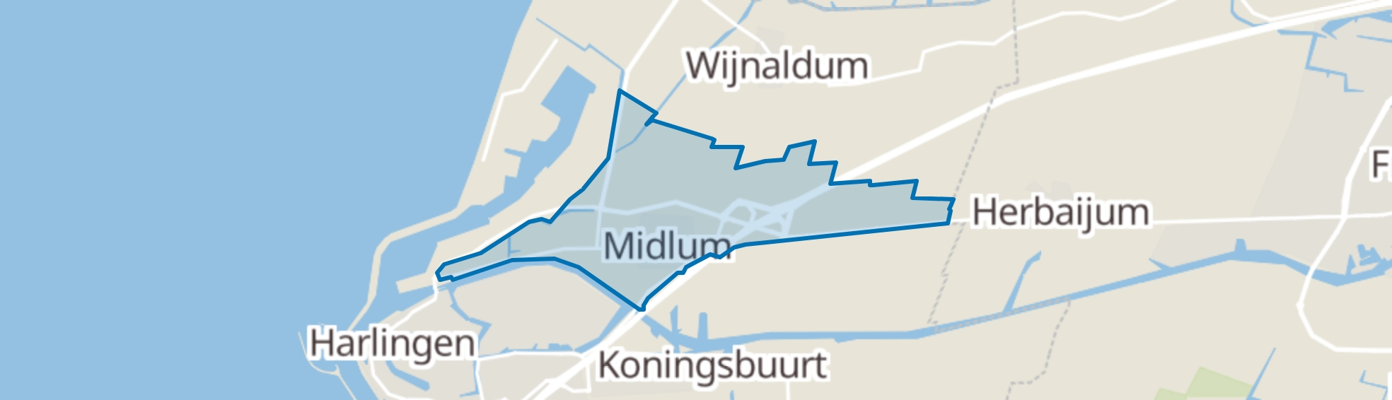 Midlum map