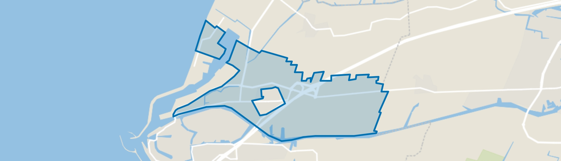 Verspreide huizen Midlum, Midlum map