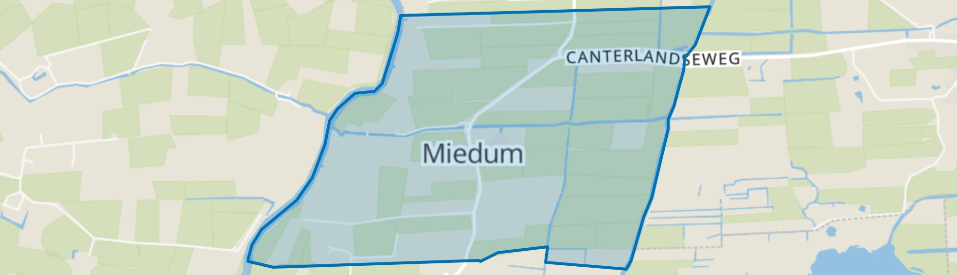 Miedum map