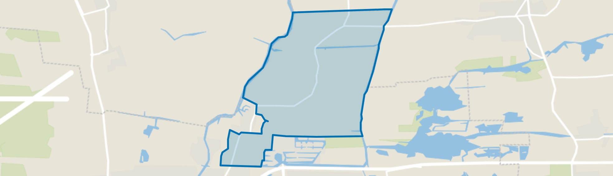 Buitengebied Lekkum en Miedum, Miedum map