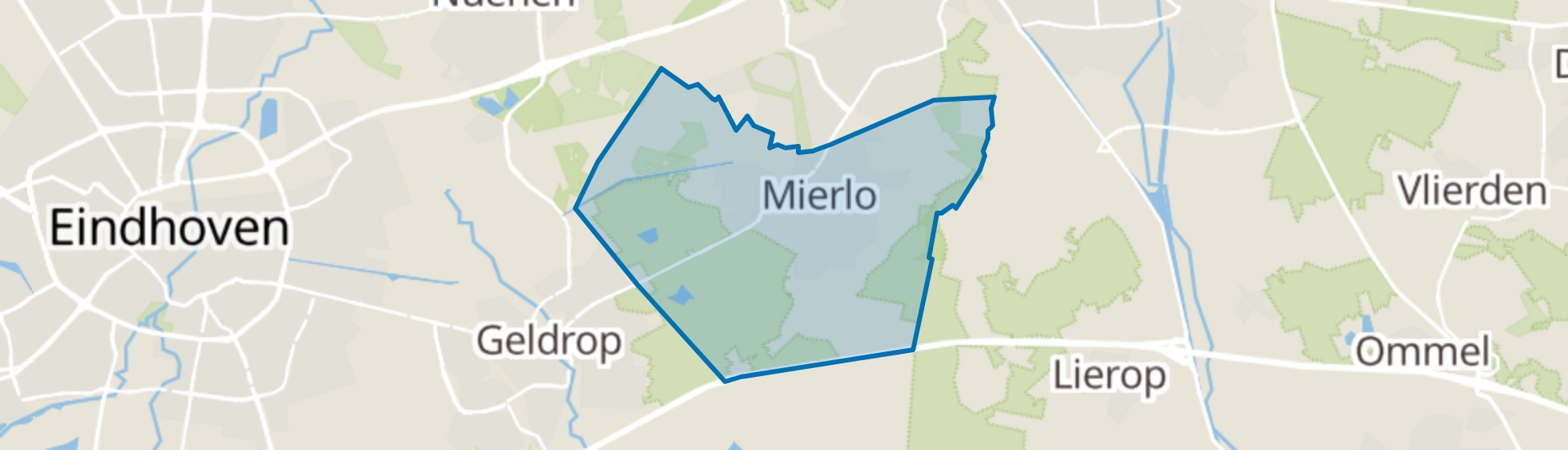 Mierlo map