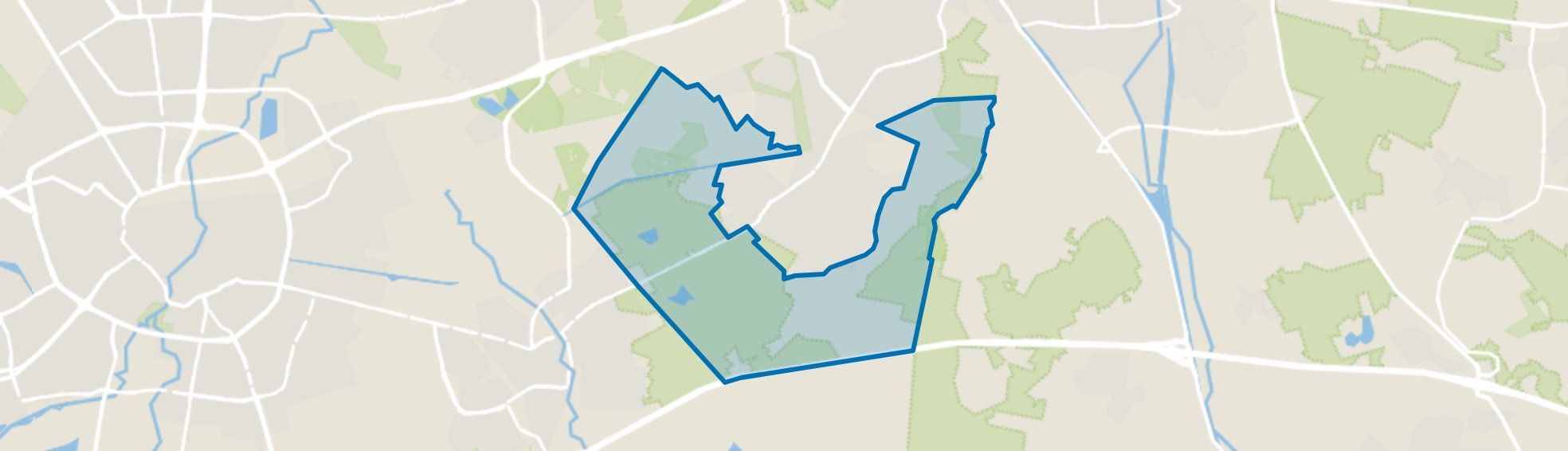 Buitengebied Mierlo, Mierlo map