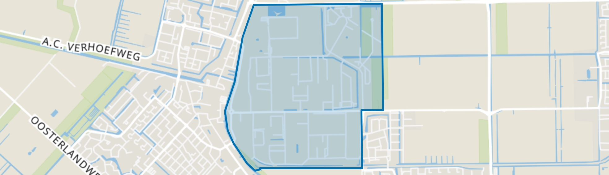 Bedrijventerrein Mijdrecht, Mijdrecht map