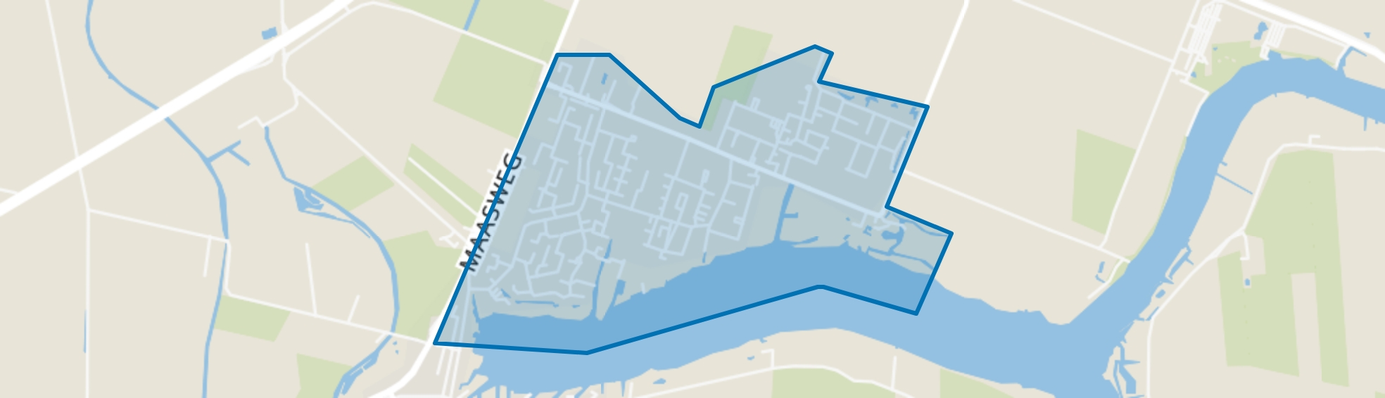 Mijnsheerenland Woonkern, Mijnsheerenland map