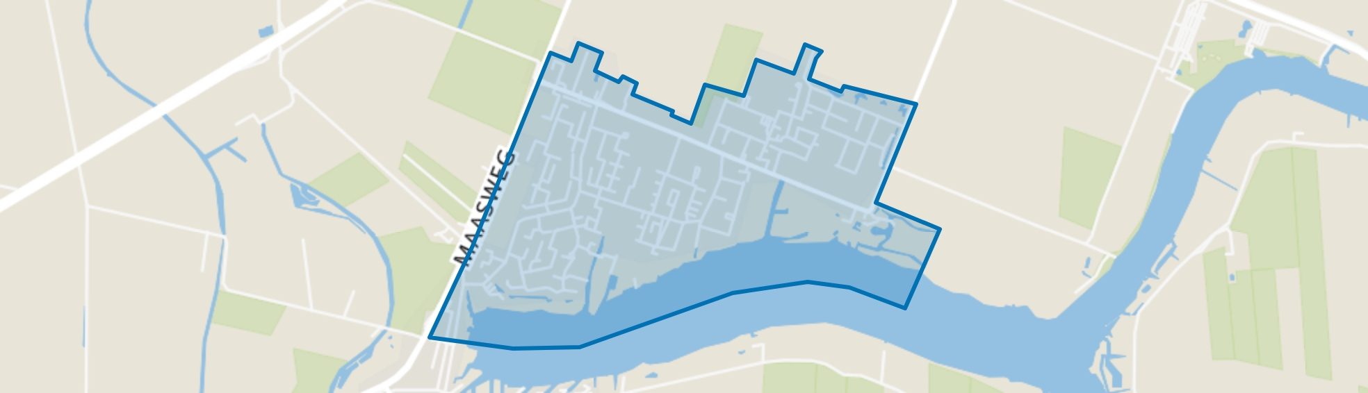 Mijnsheerenland Woonkern, Mijnsheerenland map