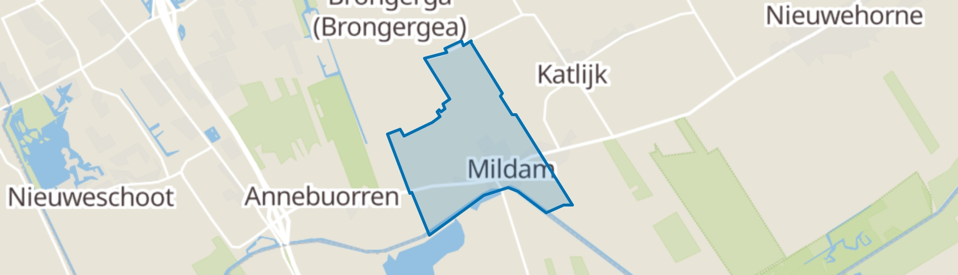 Mildam map