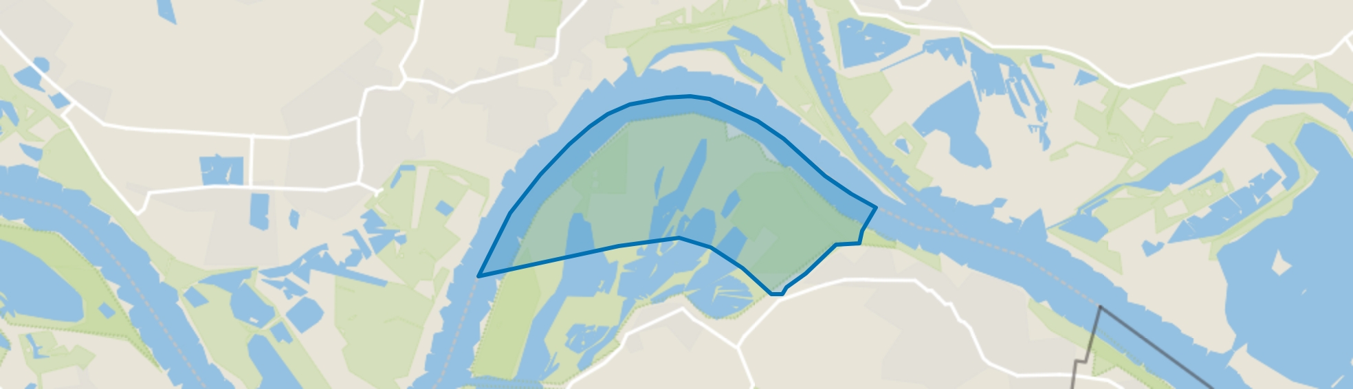 Buitengebied Millingerwaard, Millingen aan de Rijn map