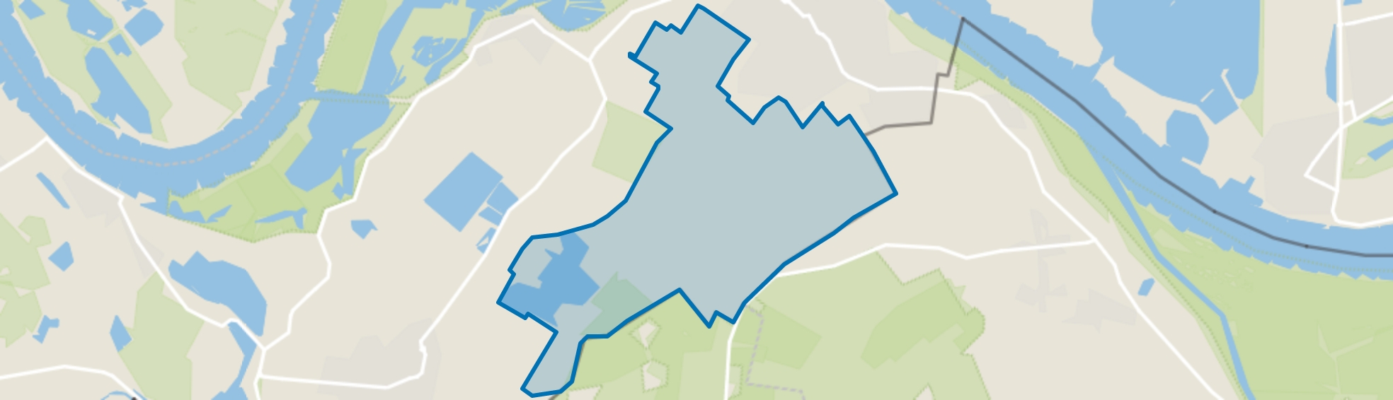 Buitengebied Zuid, Millingen aan de Rijn map