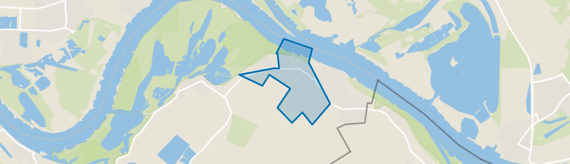 Millingen aan de Rijn-West, Millingen aan de Rijn map