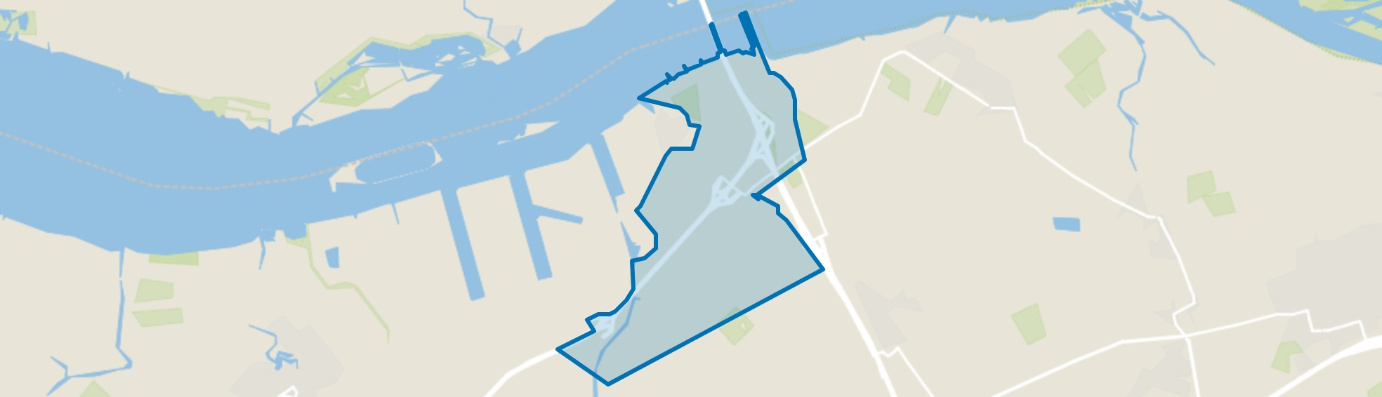 Verspreide huizen Moerdijk, Moerdijk map
