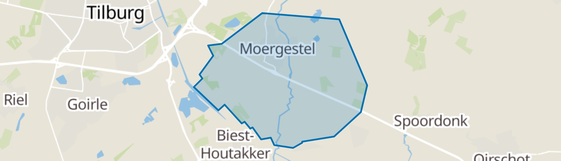 Moergestel map