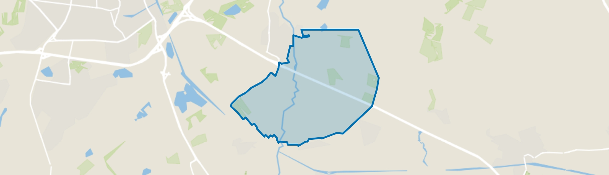Buitengebied Moergestel Zuid-Oost, Moergestel map