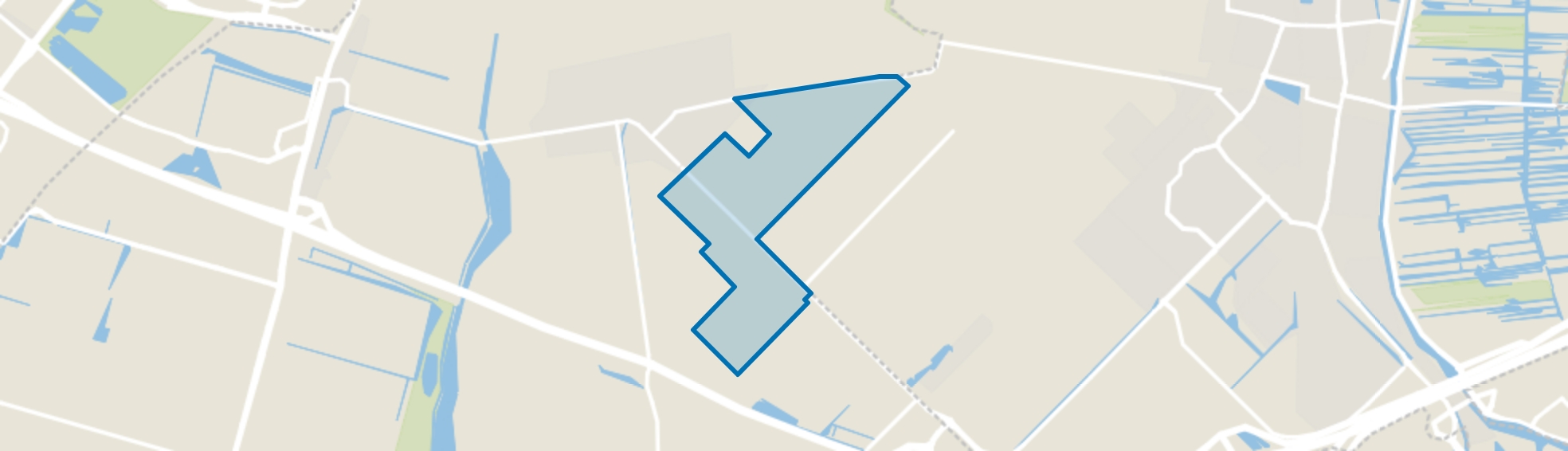 Moerkapelle kassengebied, Moerkapelle map