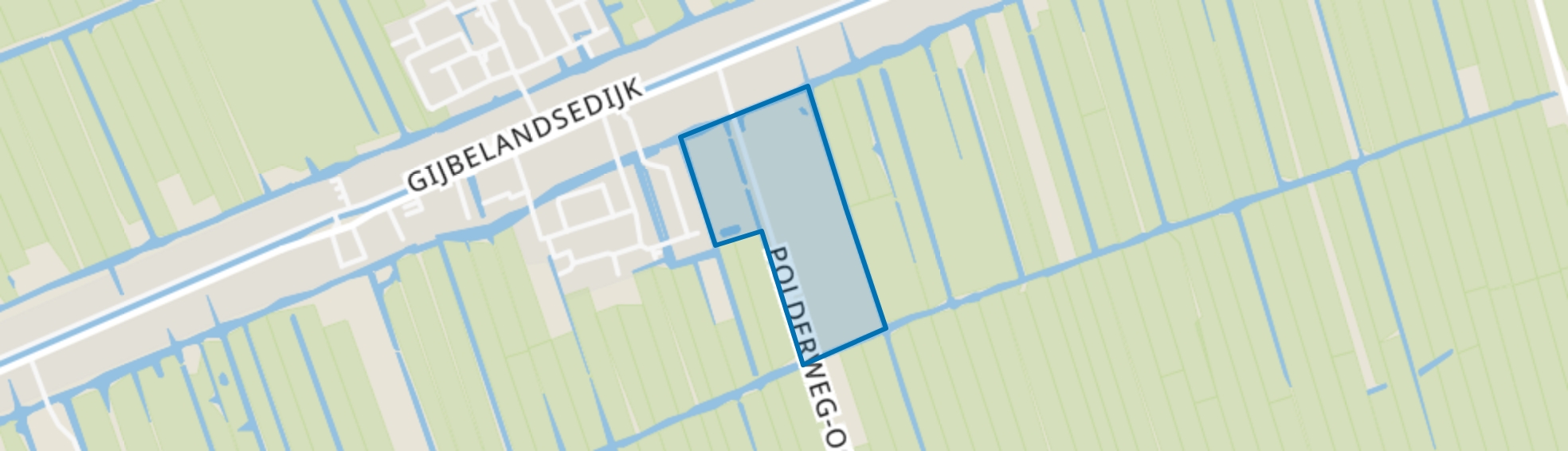 Molenaarsgraaf-Polderweg-oost, Molenaarsgraaf map