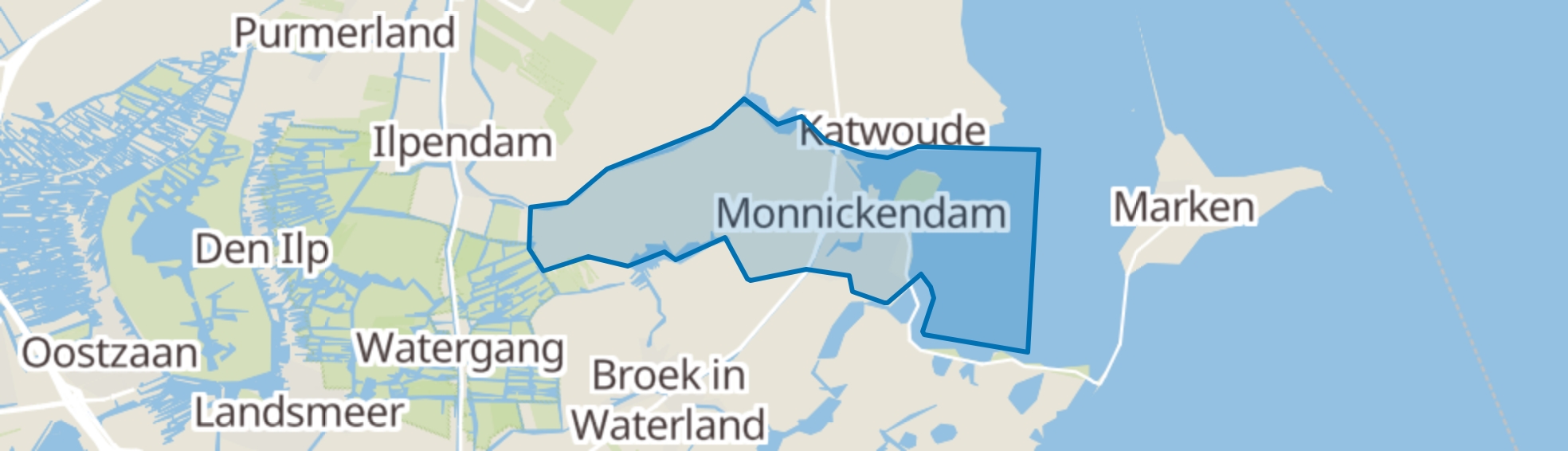 Monnickendam map