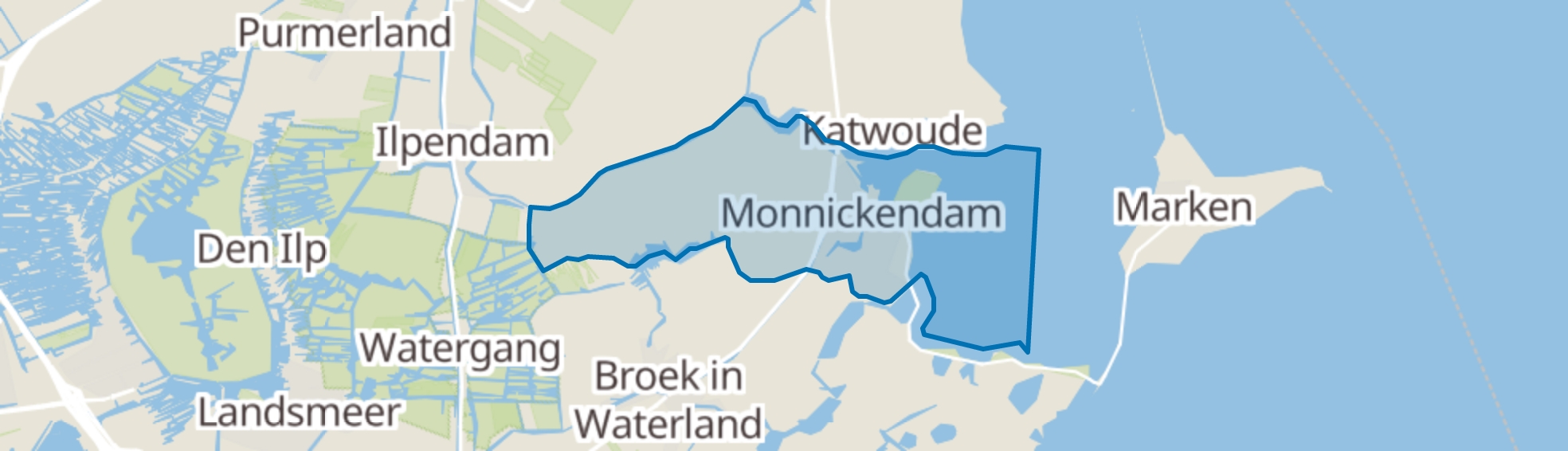 Monnickendam map