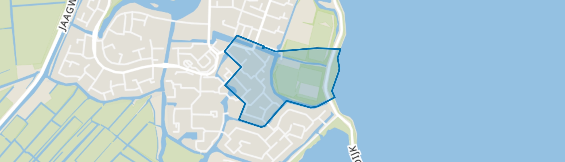 Binnengouw, Monnickendam map