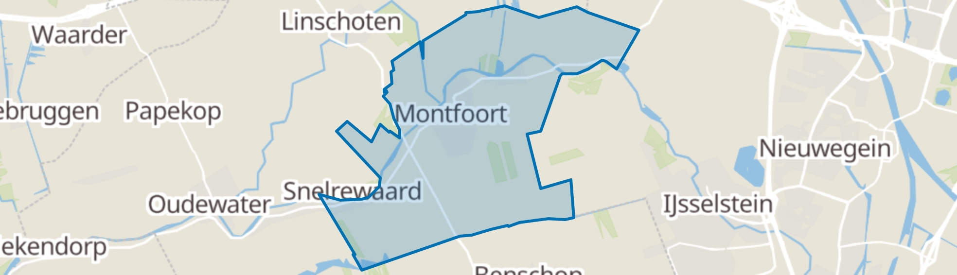 Montfoort map