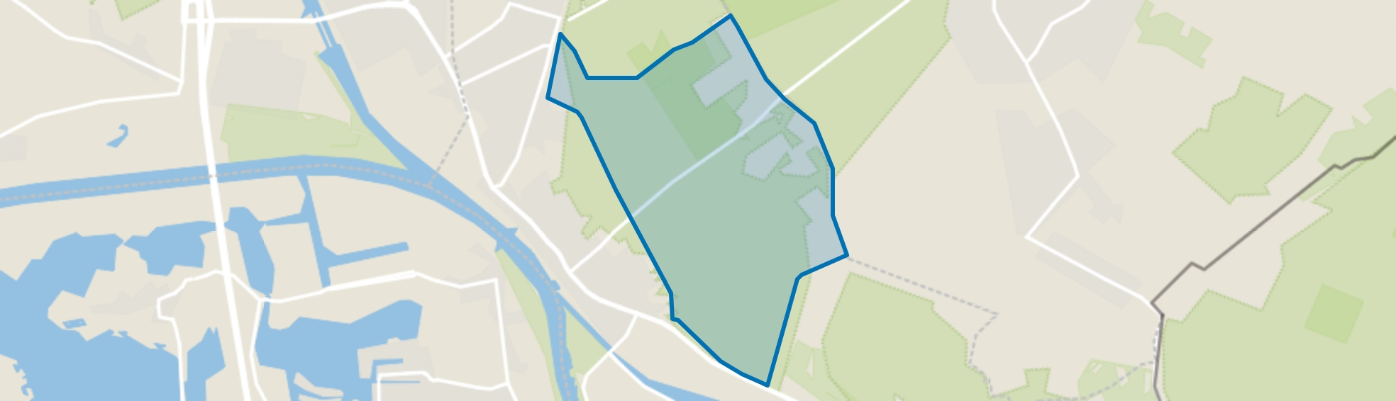 Verspreide huizen Bisselt, Mook map