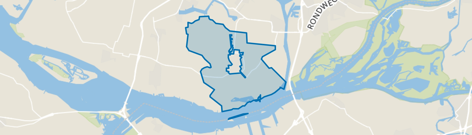 Strijen Buitengebied, Mookhoek map