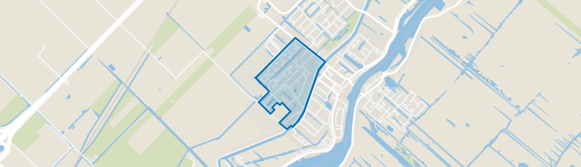 Staatsliedenbuurt/Vijfakkers, Moordrecht map